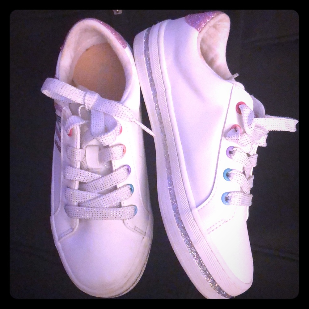 Girls Rainbow Sneakers